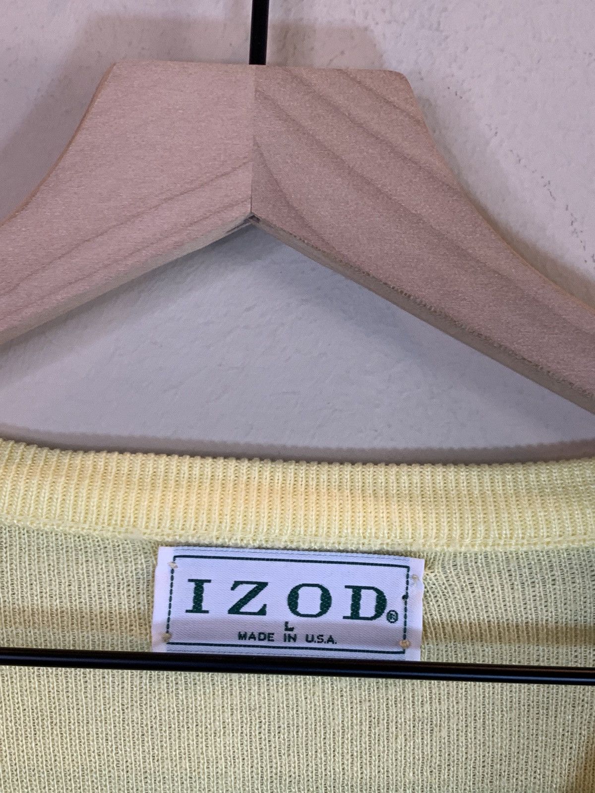 Izod × Vintage RARE* Vintage 80’s IZOD German Shepherd Knit Acrylic Sweater Size US L / EU 52-54 / 3 - 6 Thumbnail