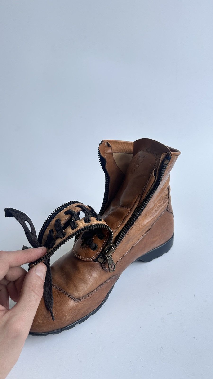 Aeronautica Militare Aeronautica Militare Leather Pilot Boots Meras Zip Italy 42 Size US 9 / EU 42 - 13 Thumbnail