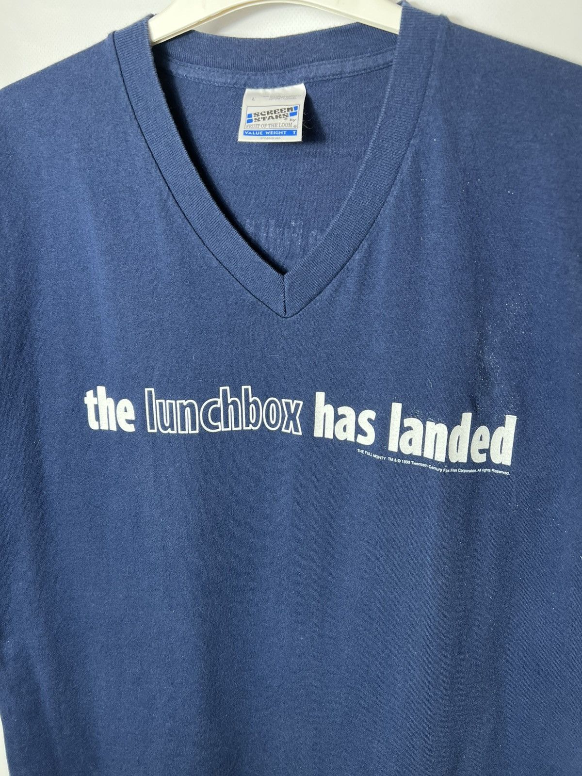 Vintage Vintage rare The Full Monty 1998 The Lunchbox has landed tee Size US L / EU 52-54 / 3 - 2 Thumbnail