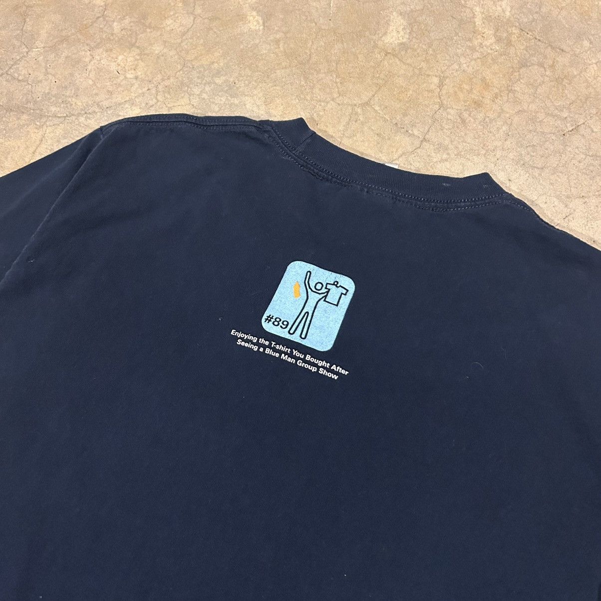 Band Tees × Vintage Crazy Vintage Y2K Blue Man Group Rock Concert Band Tee Rare Size US M / EU 48-50 / 2 - 7 Thumbnail