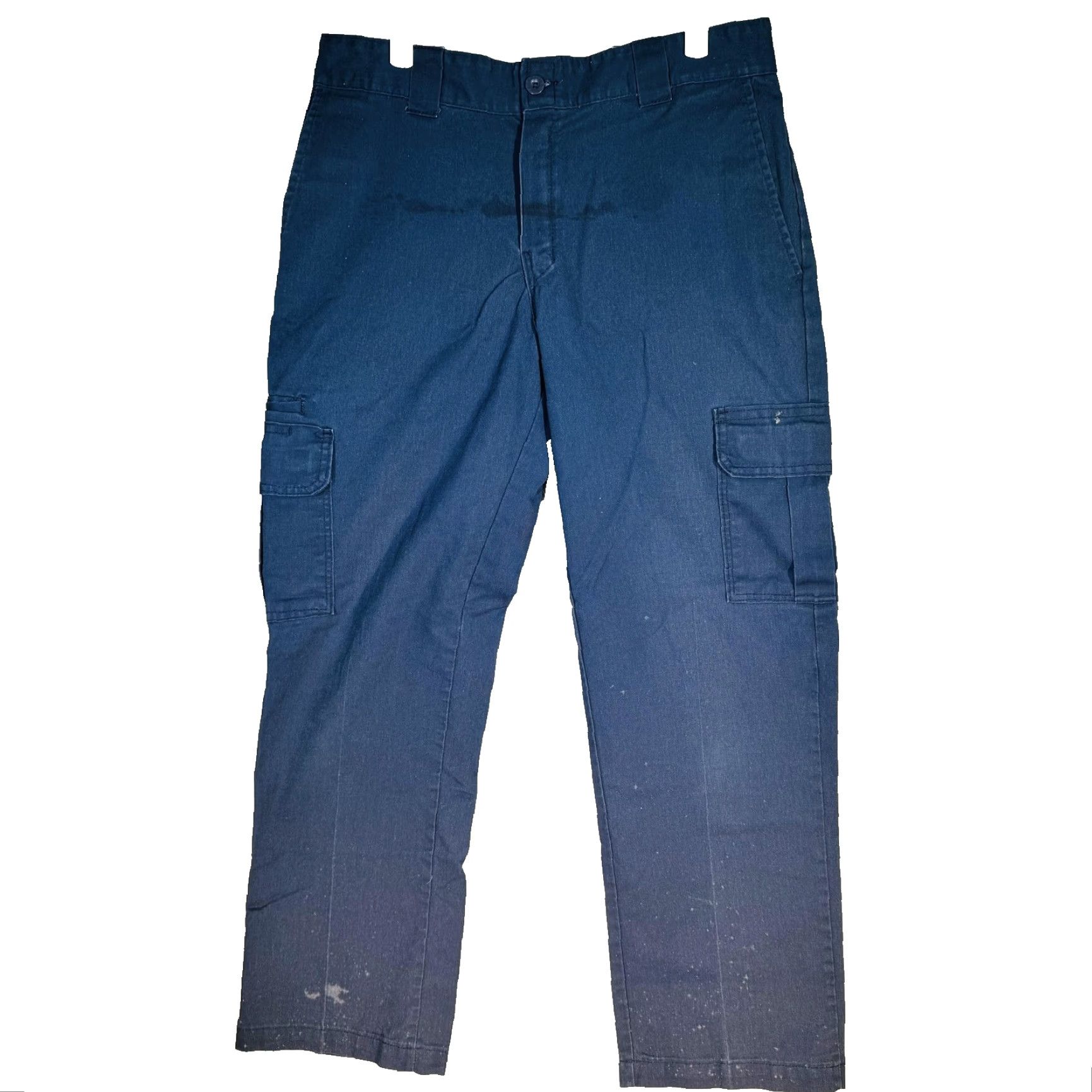 Dickies Dickies Pants Mens 34x30 Blue Cargo Regular Straight Workwear Polyester Cotton Size US 34 / EU 50 - 2 Thumbnail