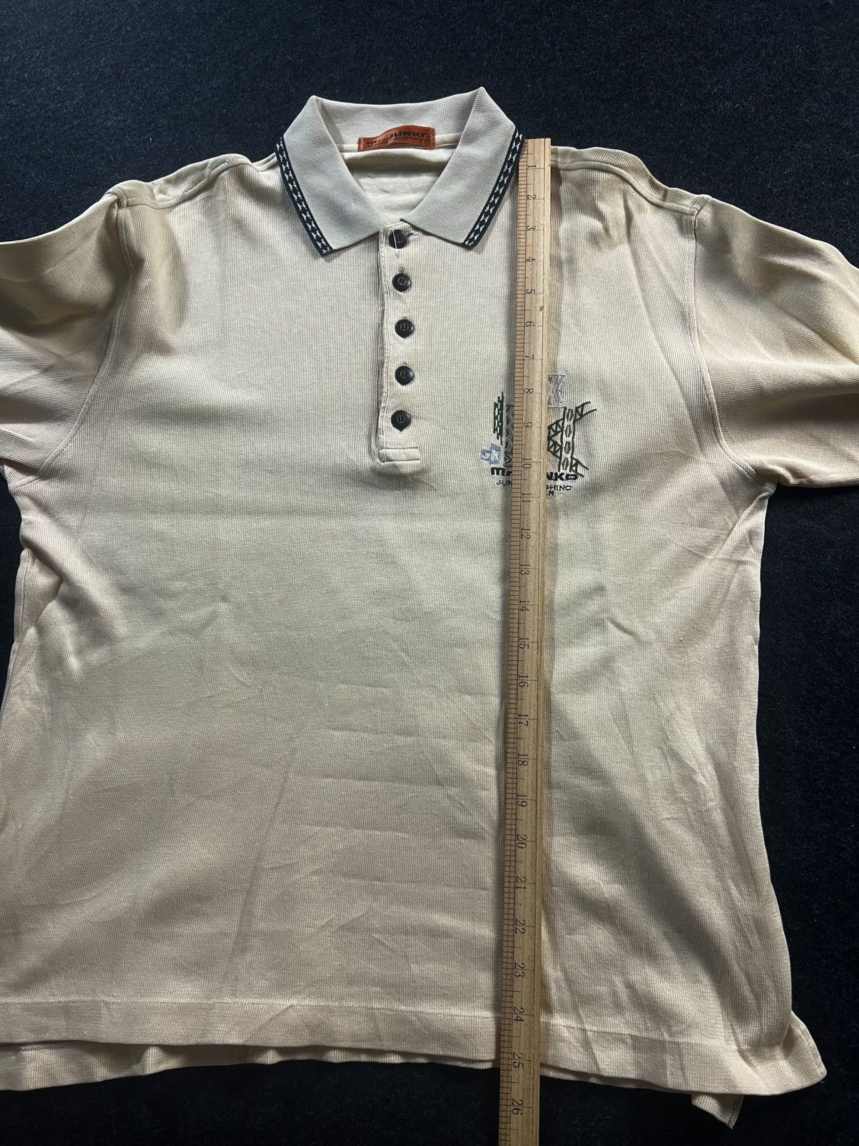 Mr. Junko Mr Junko Shimada Long Sleeve Polo Logo Size US XL / EU 56 / 4 - 6 Thumbnail