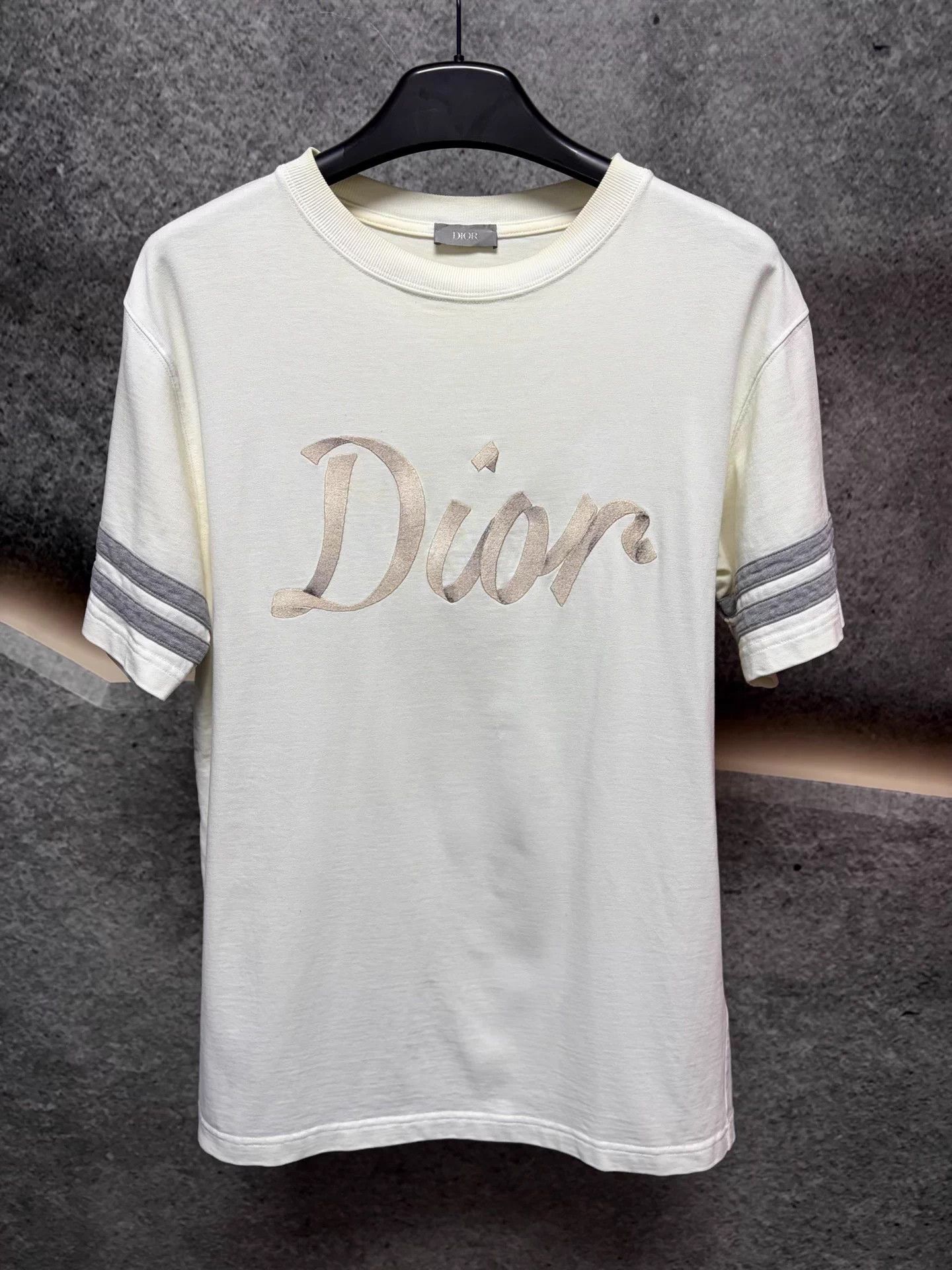 Dior SS05 Dior Homme White Runway Stripe Tee | Grailed