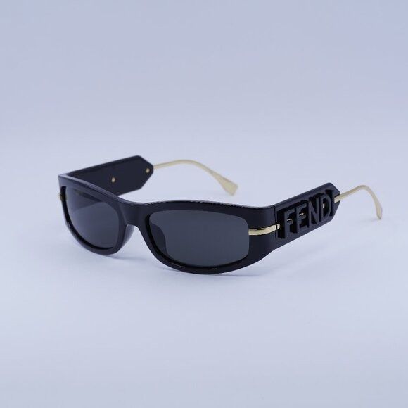 Fendi 🕶️ New Fendi FE40120I 01A Sunglasses - Shiny Black Frame Size ONE SIZE - 1 Thumbnail