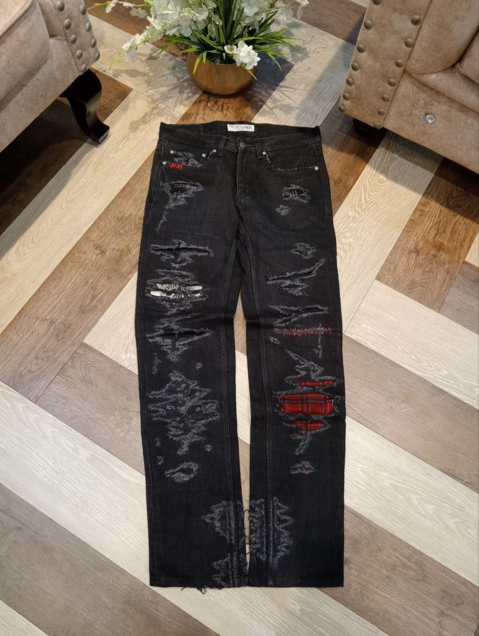 If Six Was Nine PROPAGANDA JOSH ROX JAPAN PUNK SEDITIONARIES JEANS Size US 29 - 1 Thumbnail