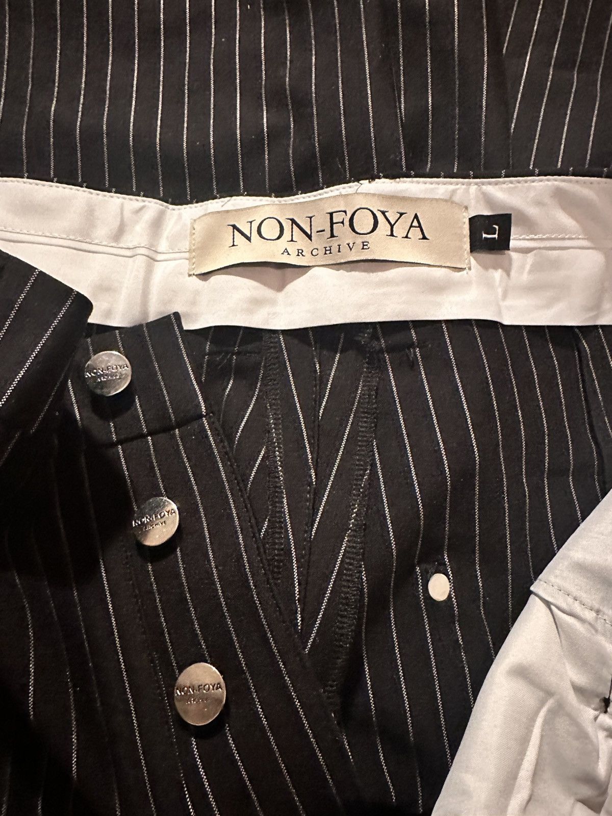 Other Nonfoya archive pinstripe pants Size US 34 / EU 50 - 7 Thumbnail