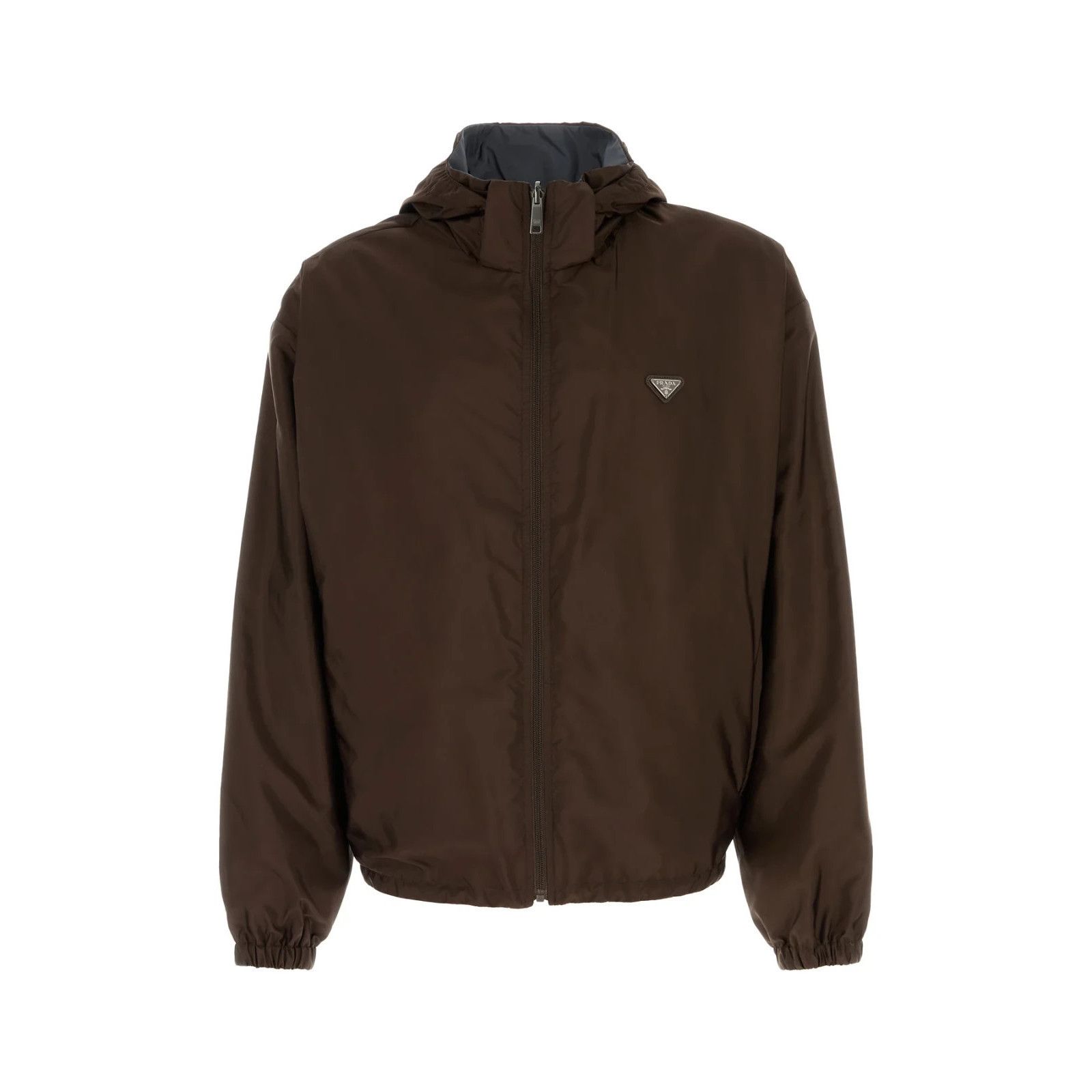 Prada PRADA Brown Re-Nylon Reversibile Jacket New & Authentic (Men Size US XL / EU 56 / 4 - 1 Thumbnail