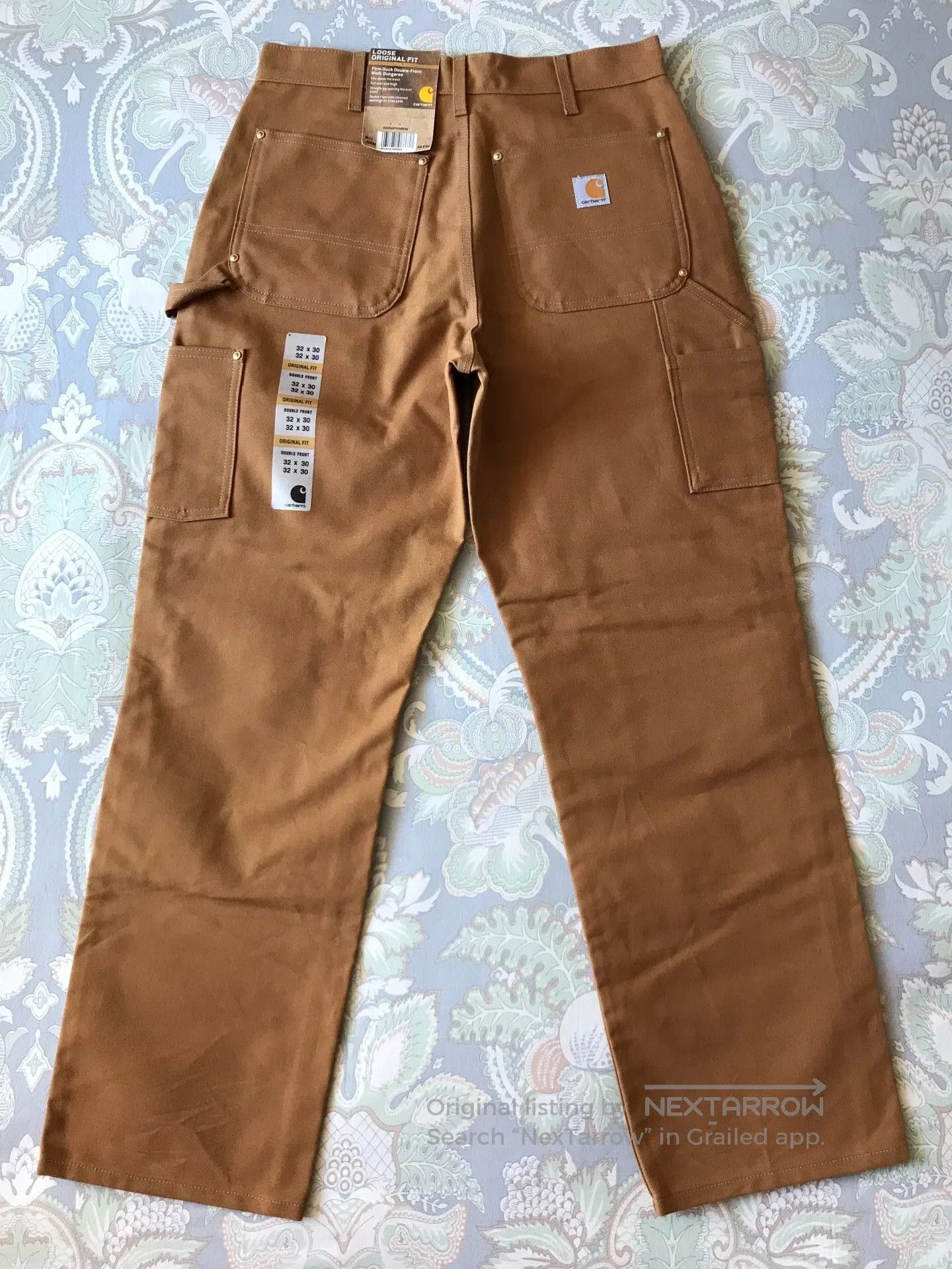 Carhartt Carhartt B01 BRN W32L30 Work Pants. Size US 32 / EU 48 - 3 Thumbnail