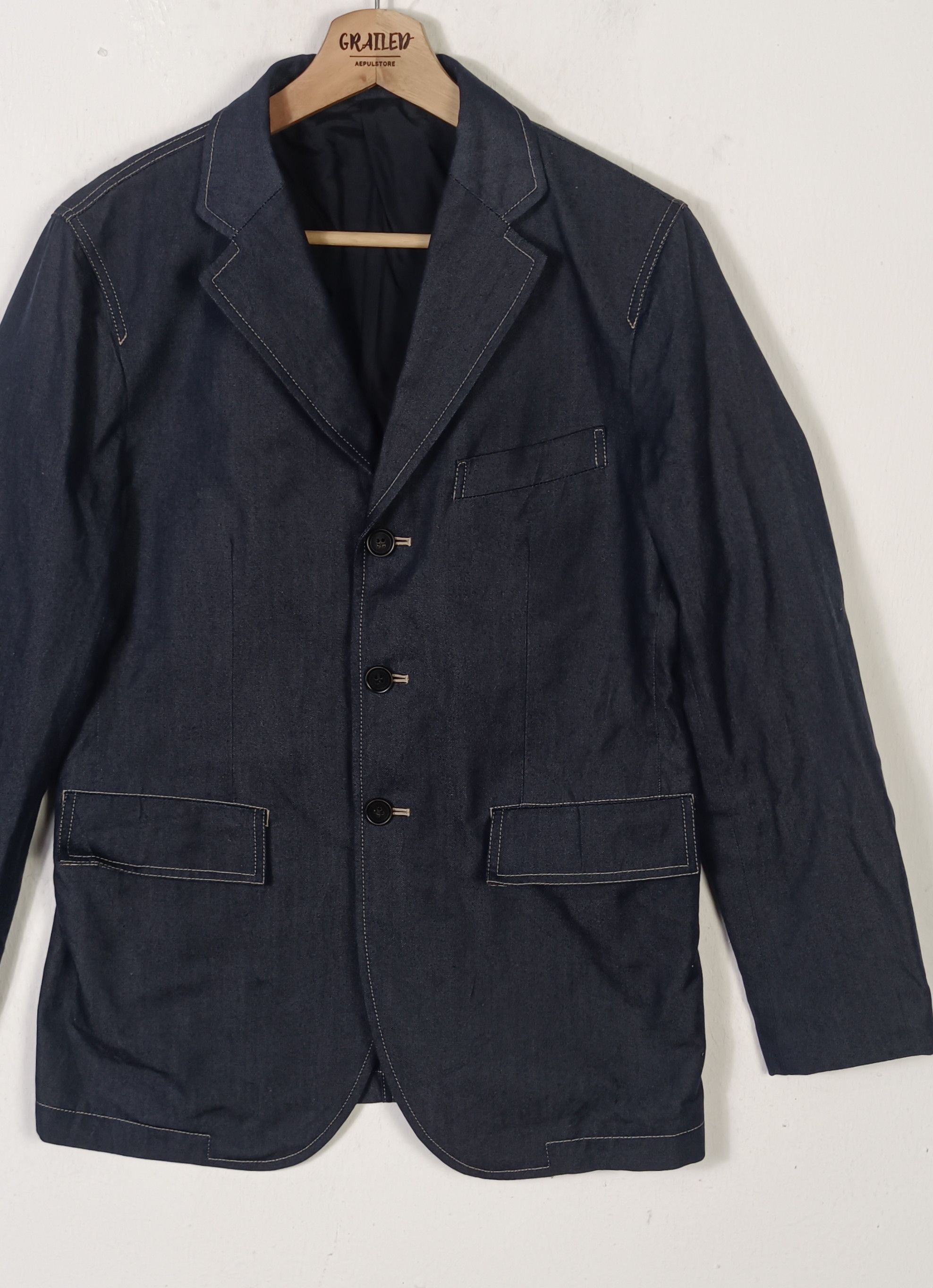Paul Smith 💥RARE💥 PAUL SMITH Denim “Reconstructed” Size US S / EU 44-46 / 1 - 5 Thumbnail