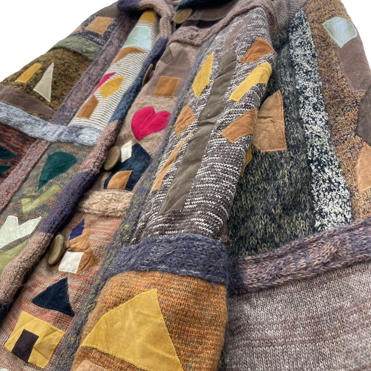 Japanese Brand Awesome Patchwork Jacket Size M / US 6-8 / IT 42-44 - 3 Thumbnail