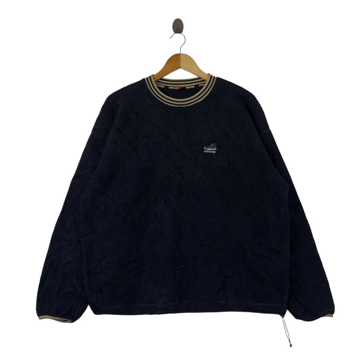 Converse Vintage Converse All Star Fleece Sweatshirt Navy Size US L / EU 52-54 / 3 - 2 Thumbnail