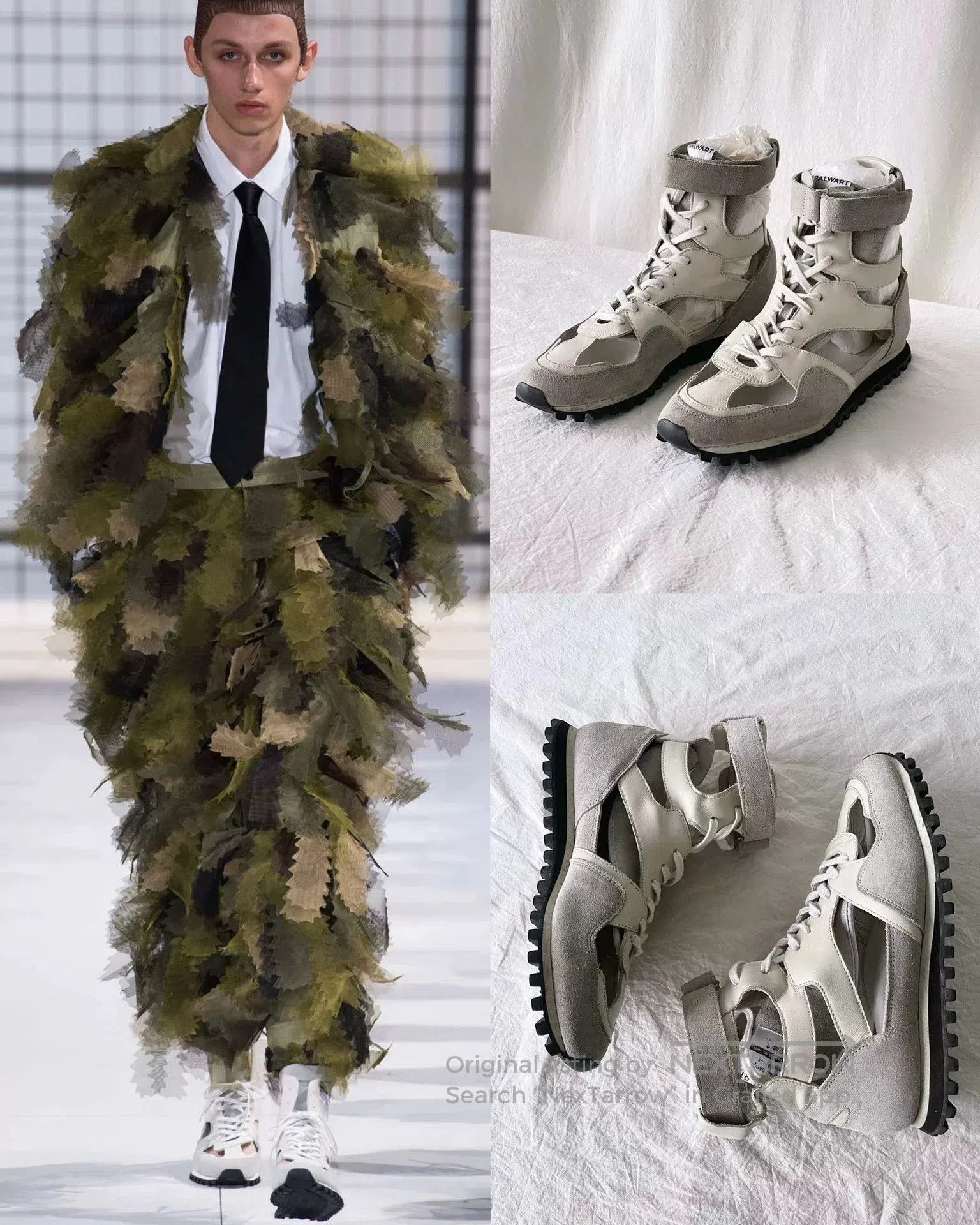 Comme des Garcons Homme Plus Spalwart Hollow Boxing Sports Shoes. Size US 9 / EU 42 - 1 Thumbnail