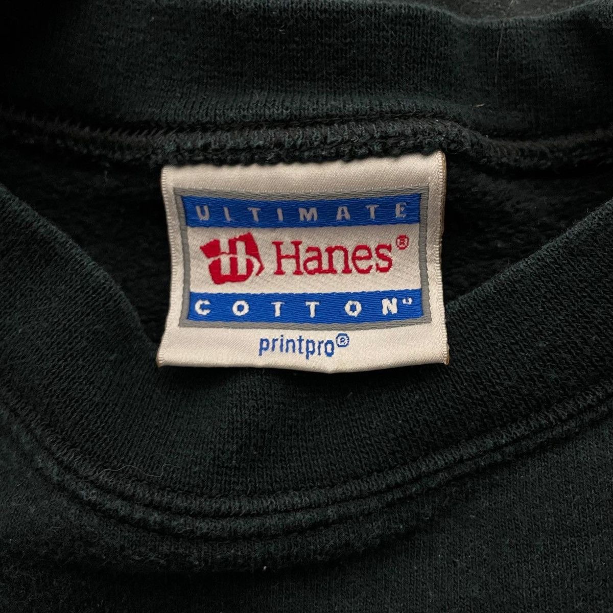 Hanes Vintage Black Purdue Crewneck Hanes University 90s Size US M / EU 48-50 / 2 - 3 Thumbnail