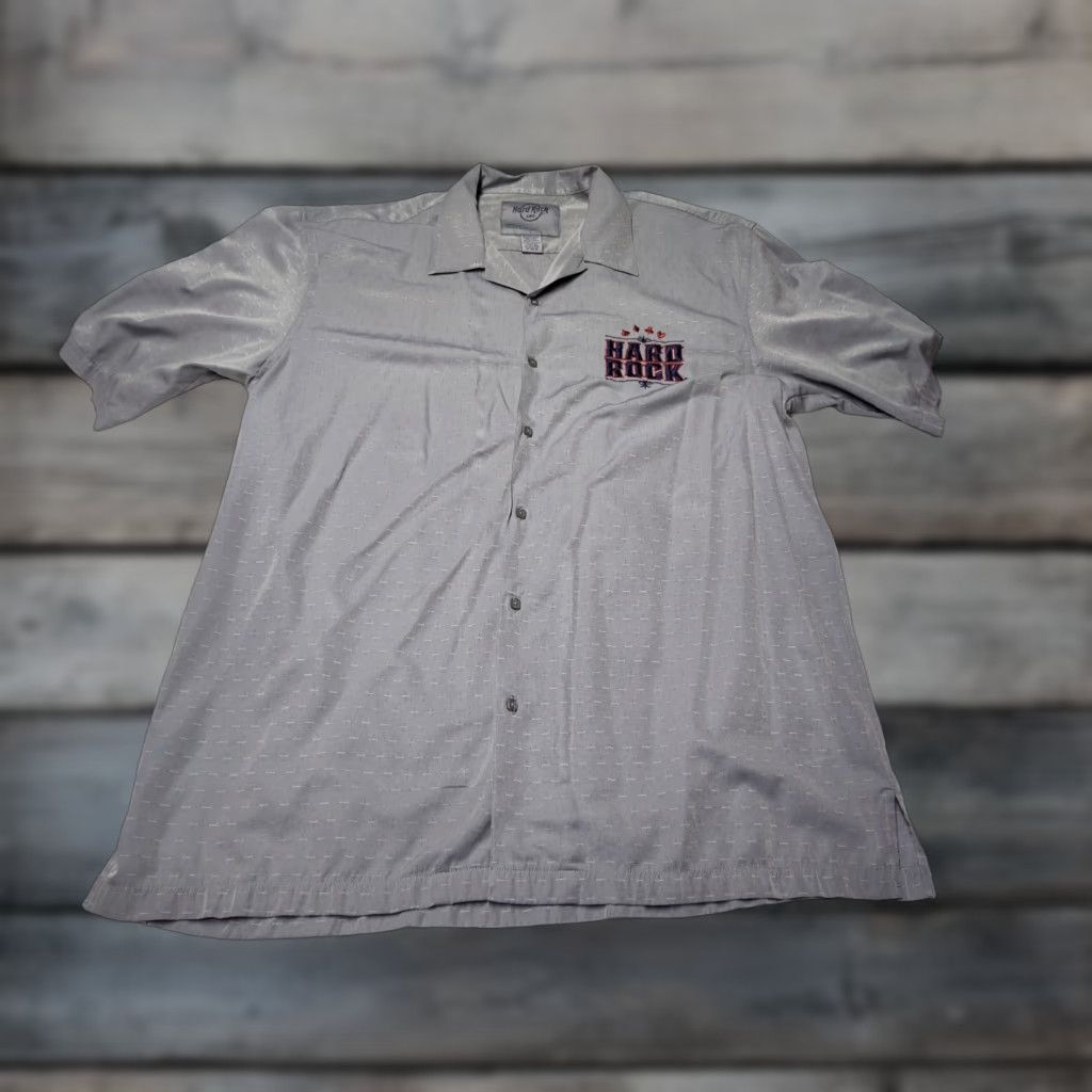 Hard Rock Cafe Hard Rock Cafe Las Vegas Men’s Hawaiian Short Sleeve Button Up Shirt XL Rayon Size US XL / EU 56 / 4 - 1 Thumbnail