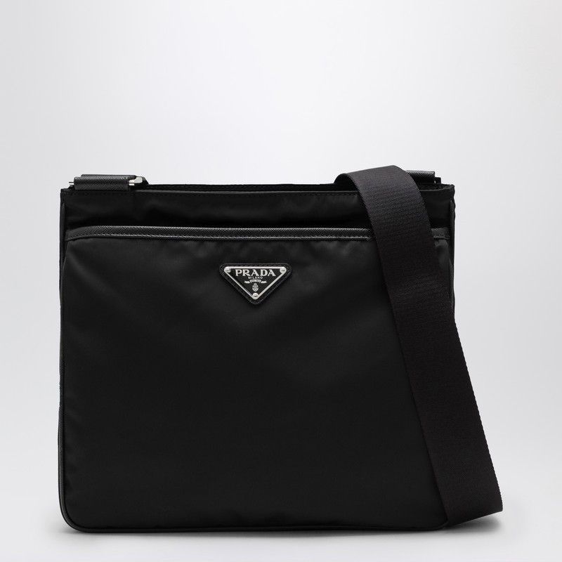 Prada Prada Black Re-Nylon Messenger Bag Size ONE SIZE - 1 Thumbnail