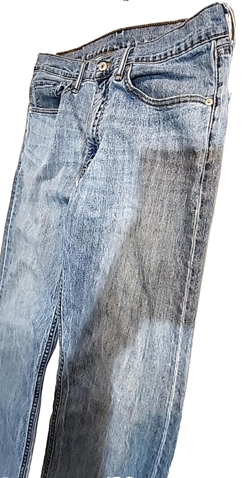 Levi's Levi's 505 Mens Jeans Actual 34Wx33L Blue Denim Regular Fit Size US 34 / EU 50 - 11 Thumbnail
