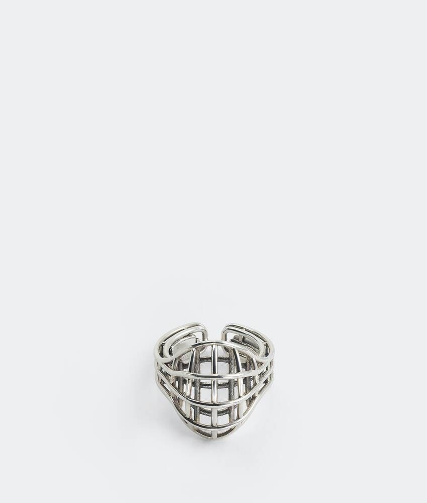 Bottega Veneta o1n1vont1124 Size: 11 / Outline Ring in Silver Size ONE SIZE - 3 Thumbnail