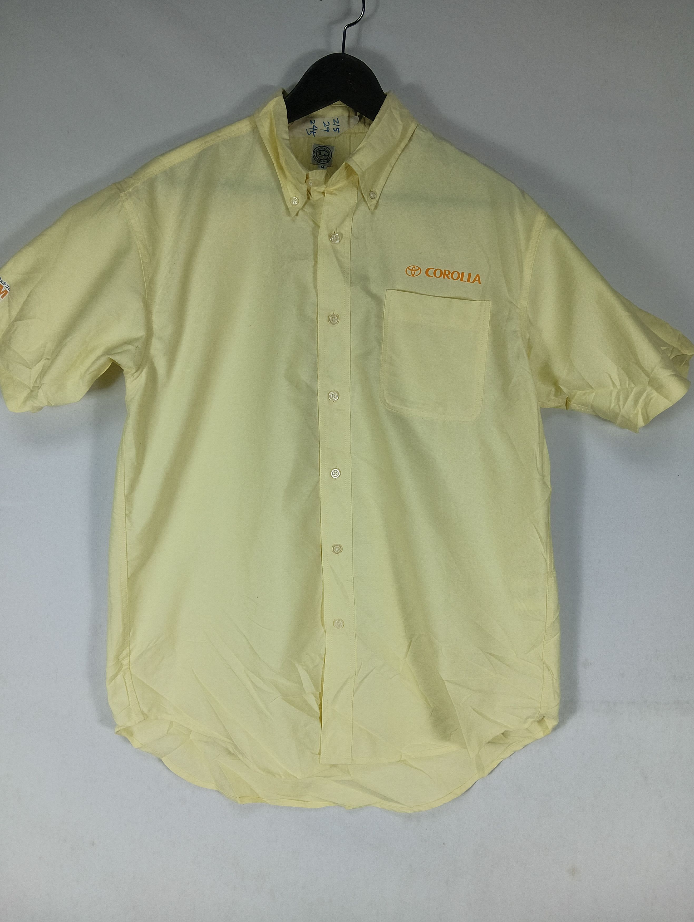 Japanese Brand TOYOTA COROLLA ADVERTISING TEE BUTTON UP Size US L / EU 52-54 / 3 - 2 Thumbnail