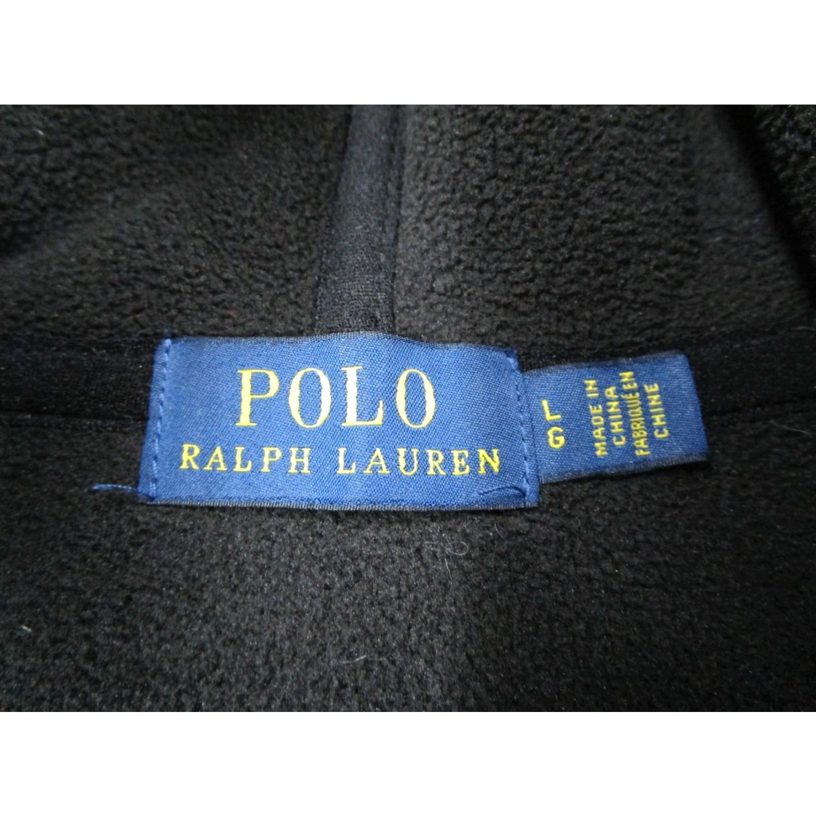 Polo Ralph Lauren Polo Ralph Lauren Jacket Women Large Black Full Zip Sherpa Fleece Hoodie Size L / US 10 / IT 46 - 2 Thumbnail