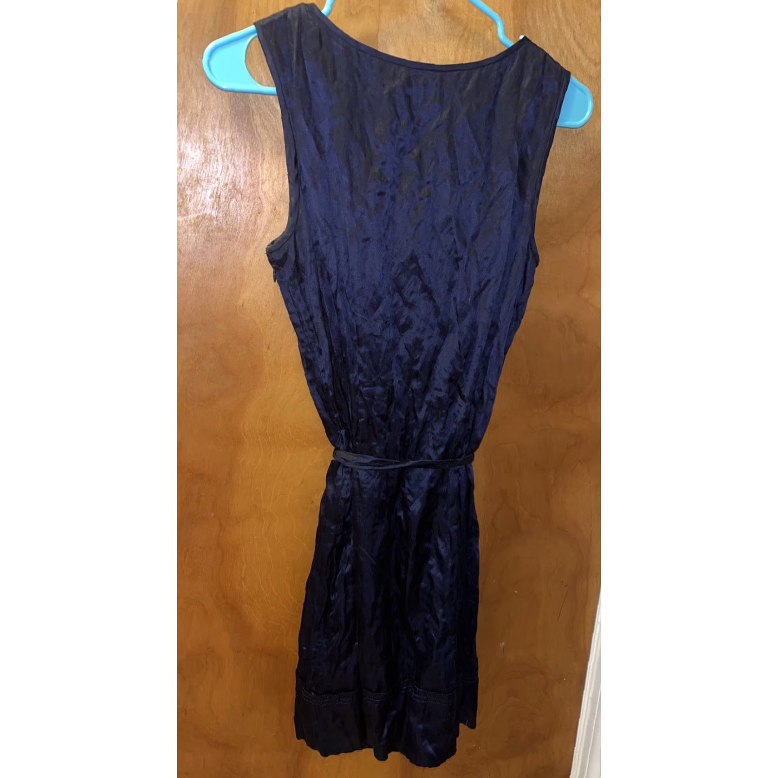 J.Crew J.CREW Women Dress Sleeveless Short Belted Silk Cotton Ruffle Tie Black Size 6 Summer Fall Spring Size M / US 6-8 / IT 42-44 - 7 Thumbnail