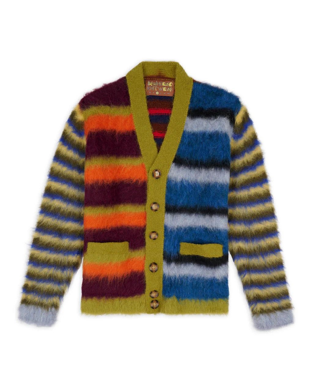 Brain Dead Braindead mohair striped cardigan Size US M / EU 48-50 / 2 - 1 Thumbnail