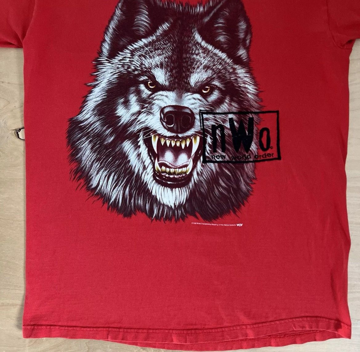 Vintage × WCW/nWo NWO Wolf Pack Shirt Size US L / EU 52-54 / 3 - 4 Thumbnail