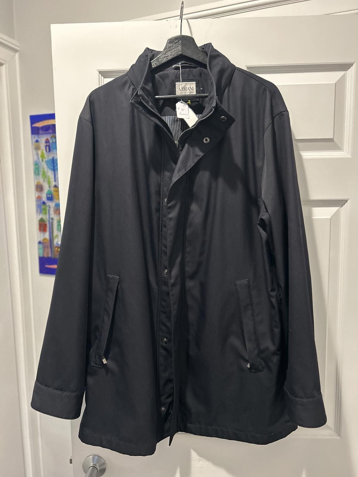 Armani Collezioni Water Repellent collection rain coat 44