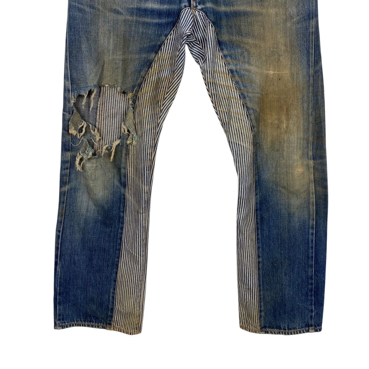 KOJIMA GENES Kojima Genes half hickori distress denim Size US 34 / EU 50 - 4 Thumbnail