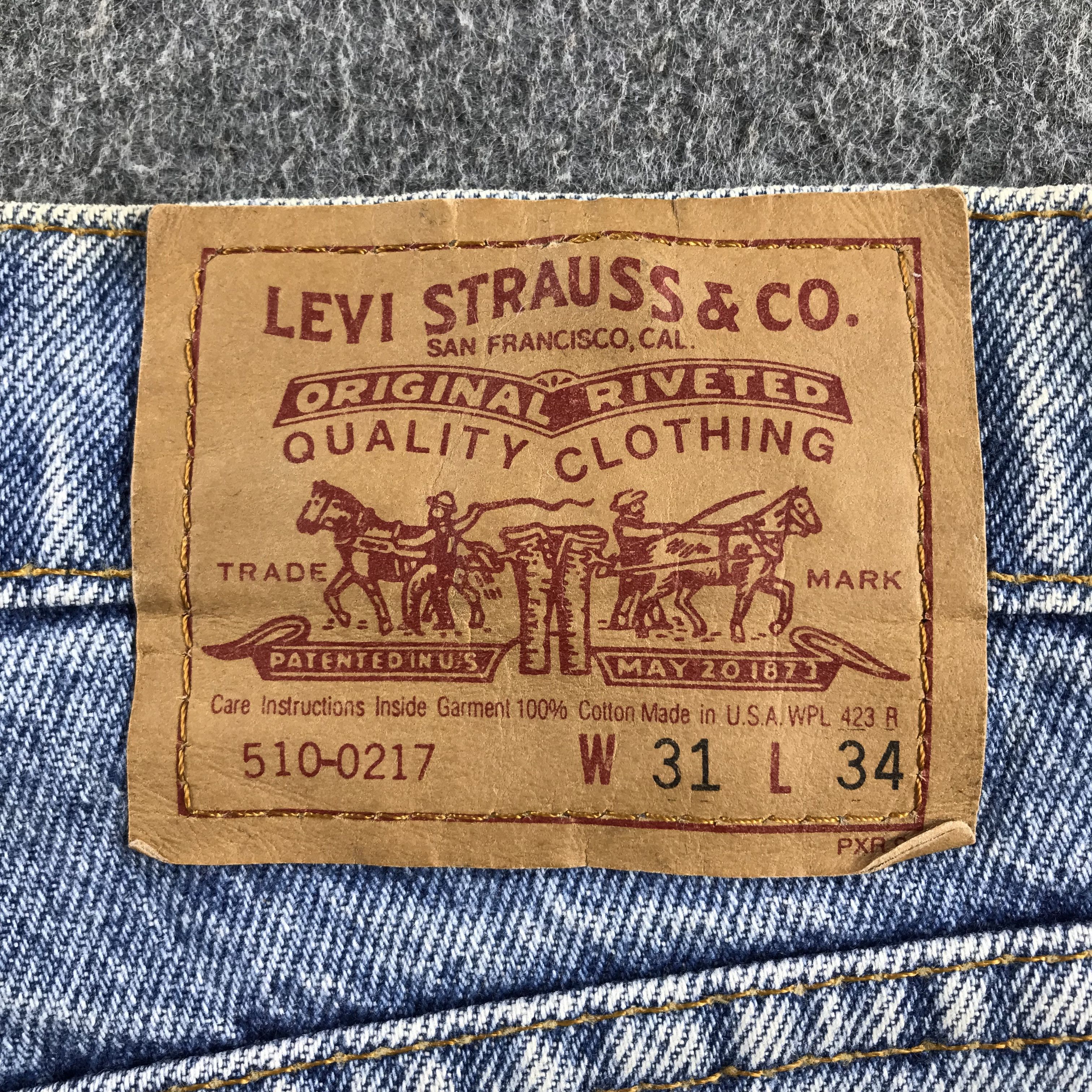 Levi's Vintage Levis 510 Jeans Faded Blue Short Pants KJ3451 Size US 30 / EU 46 - 5 Thumbnail
