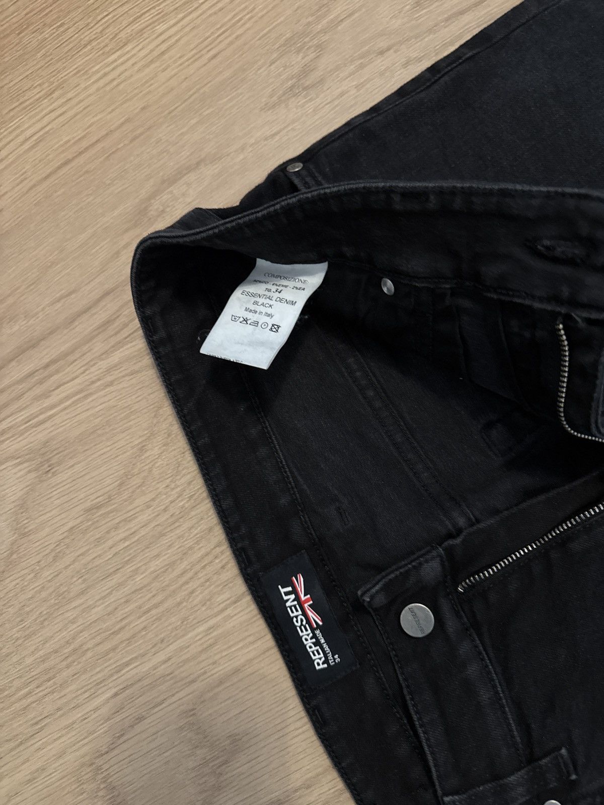 Represent Clo. Represent Clo Black Denim Size US 34 / EU 50 - 3 Thumbnail
