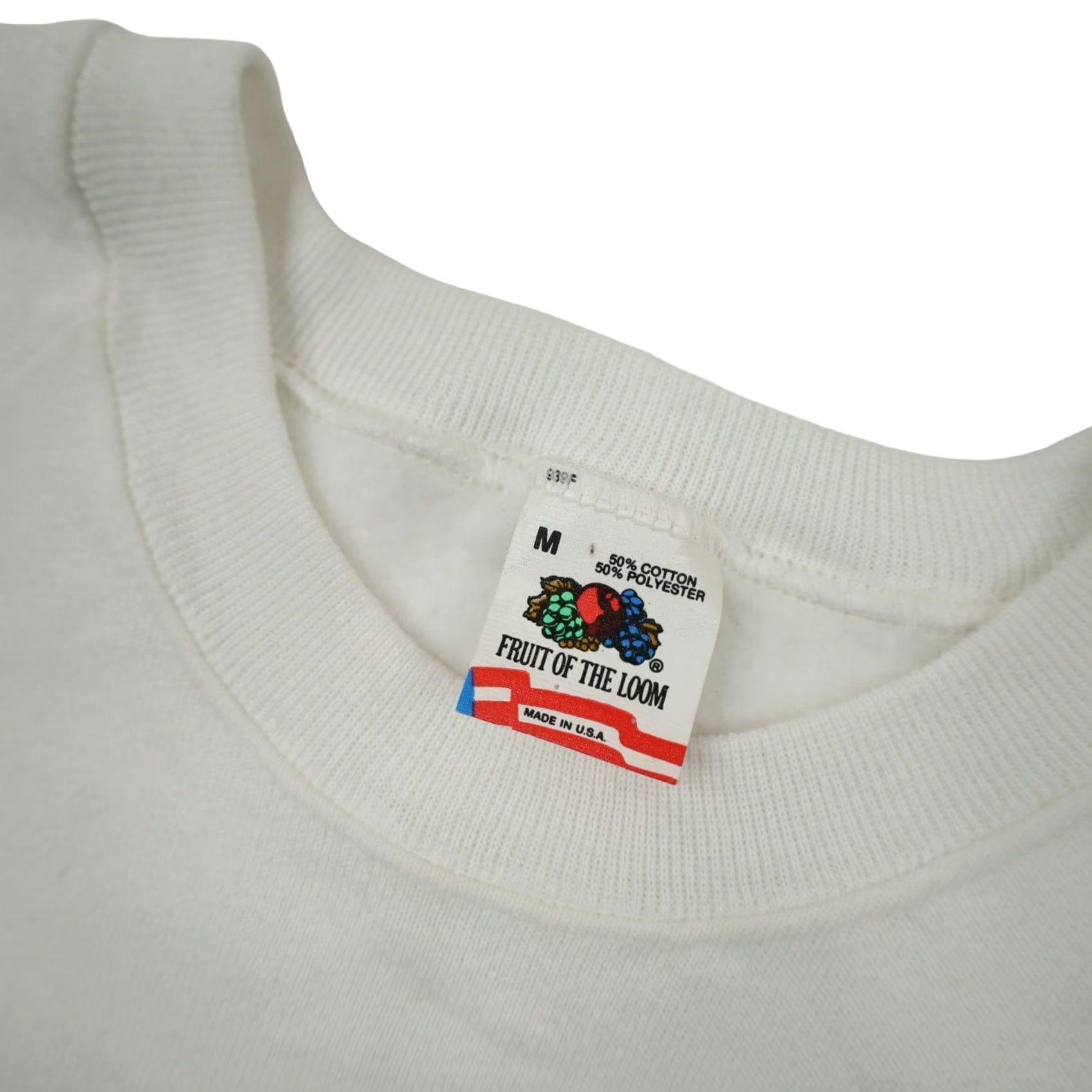 Rainbow VINTAGE Chicago Mens Medium Rainbow Spellout Graphic Sweatshirt White Size US M / EU 48-50 / 2 - 4 Thumbnail