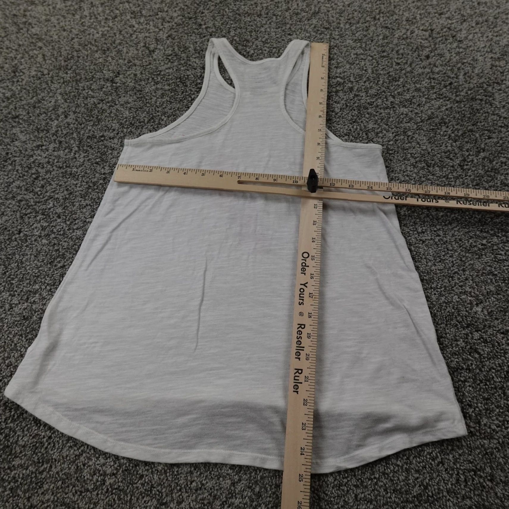 American Eagle Outfitters American Eagle Outfitters Shirt Womens XS White Tie Dye Graphic Logo Racerback Tank Top Tee Size XS / US 0-2 / IT 36-38 - 5 Thumbnail