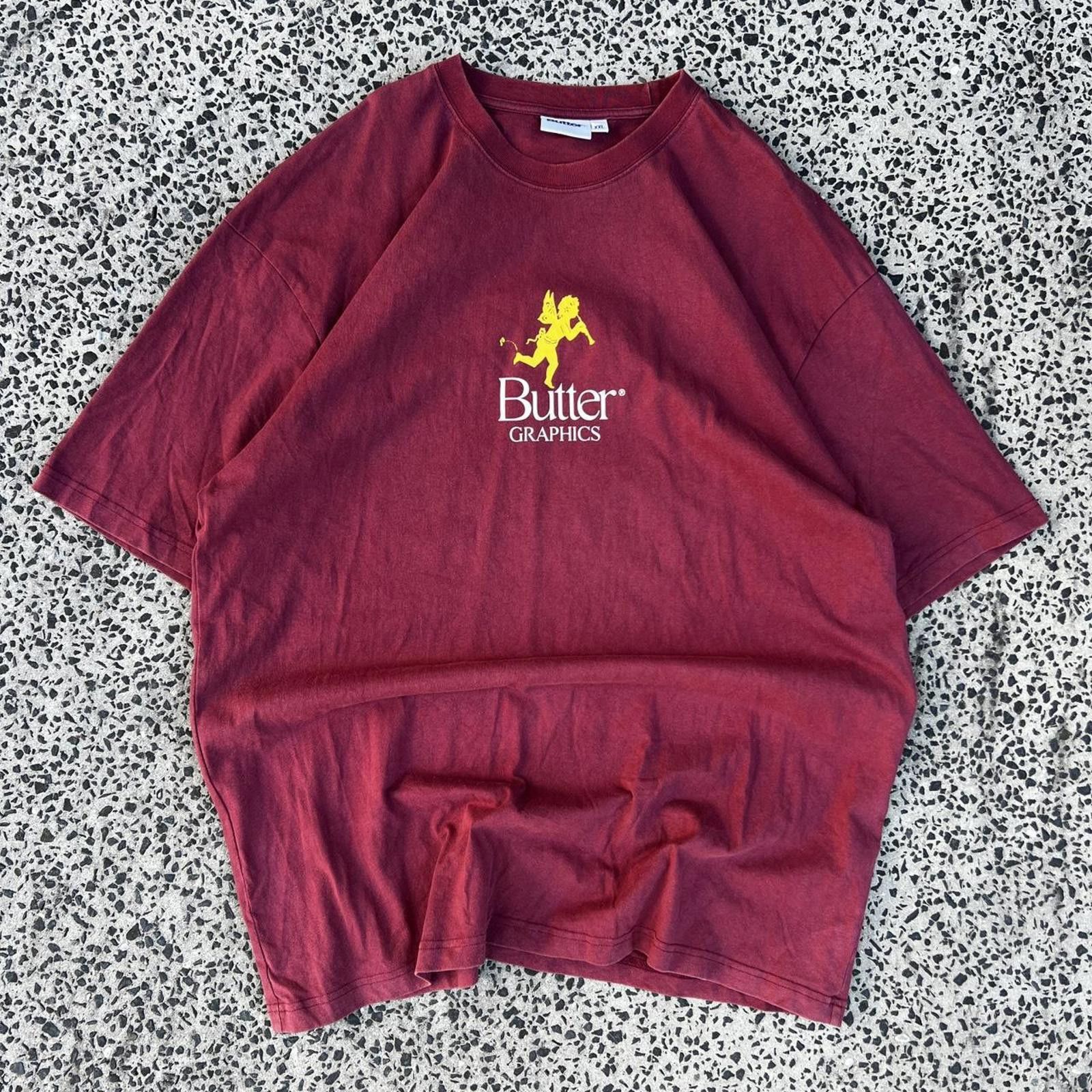 Butter Goods Butter Goods burgundy and yellow tee 👕 Size US XXL / EU 58 / 5 - 1 Thumbnail