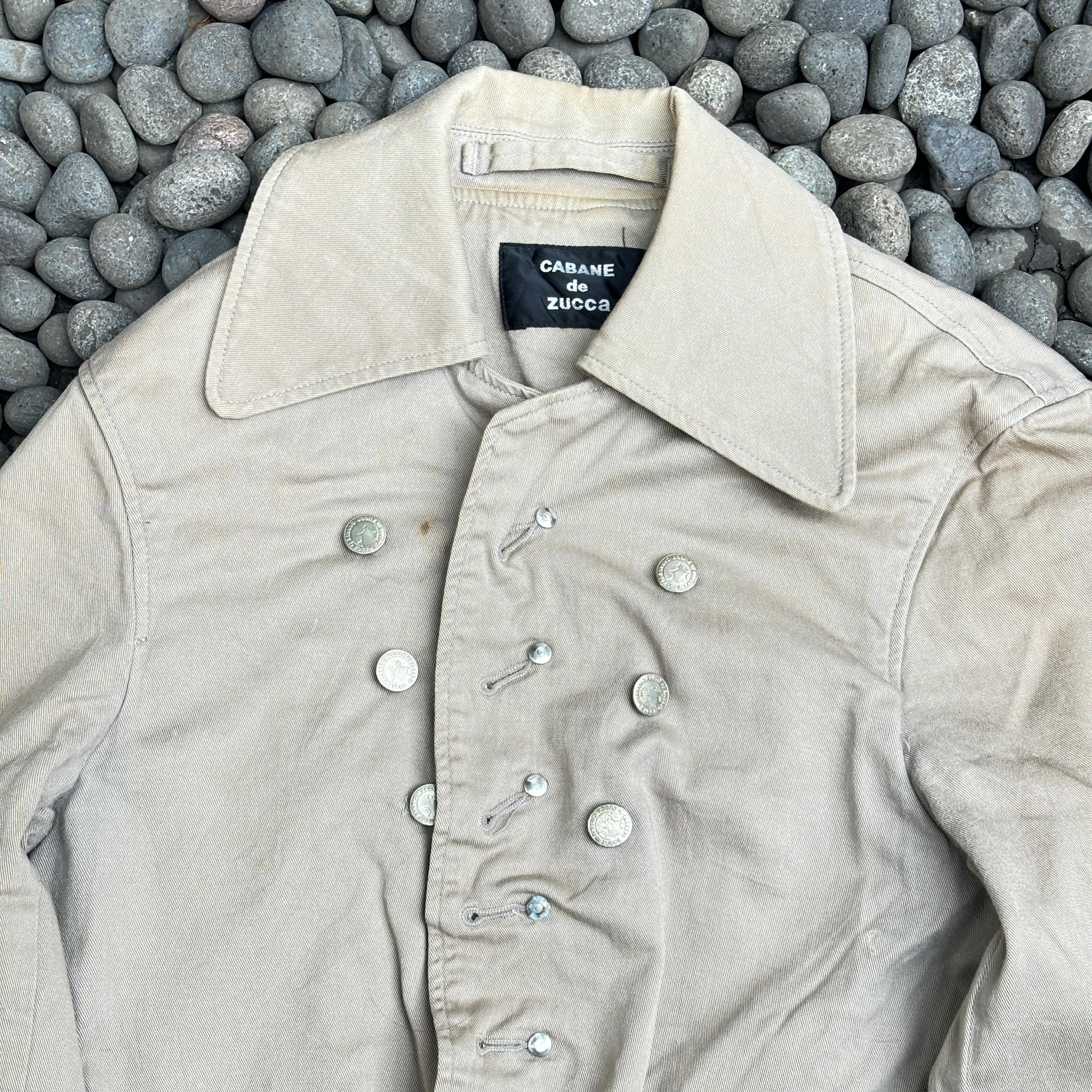 CABANE de ZUCCa × Hai Sporting Gear × Issey Miyake rare 90s issey Miyake Cabane de Zucca Asymmetricalt Jacket Size S / US 4 / IT 40 - 5 Thumbnail