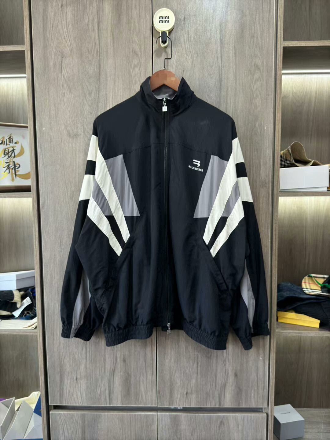 Balenciaga Balenciaga Black White Gray School Uniform Jacket Size 36 Size US S / EU 44-46 / 1 - 1 Thumbnail