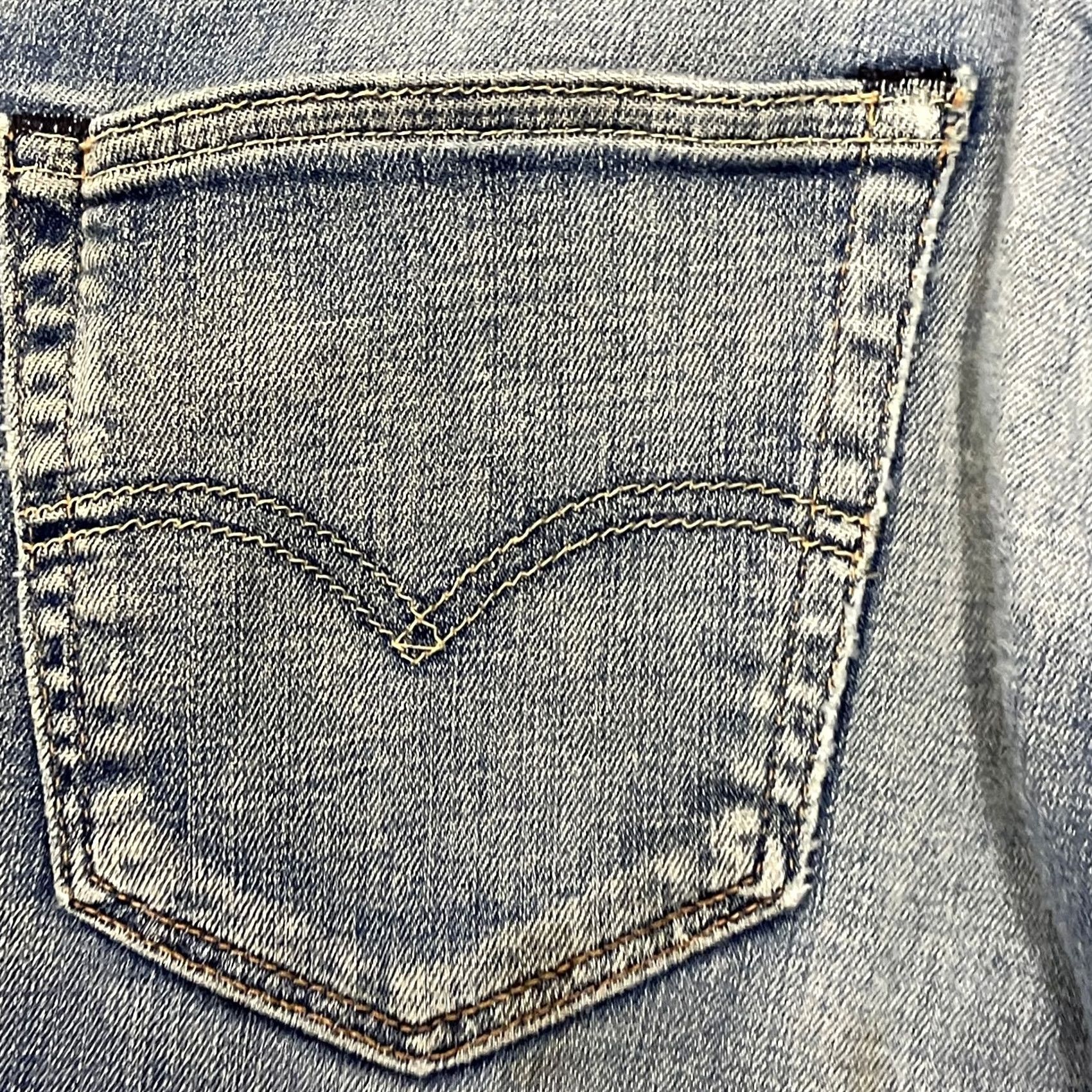 Levi's Levi'S Jeans Mens 31 31W 30L Blue Slim Straight Fit Stretch Denim Red Tab Size US 31 - 6 Thumbnail