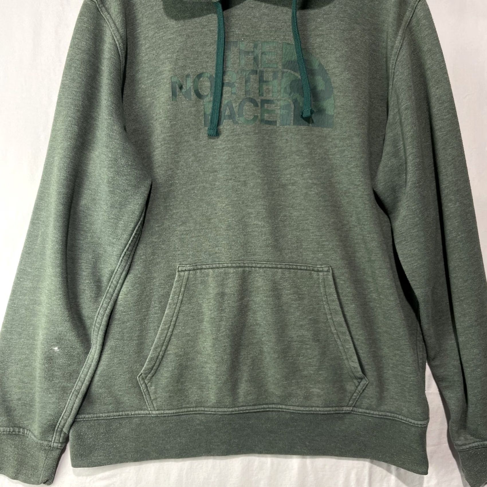 The North Face The North Face Hoodie Mens Large Green Half Dome Logo Fleece Graphic Print Pullover Classic Logo Size US L / EU 52-54 / 3 - 3 Thumbnail