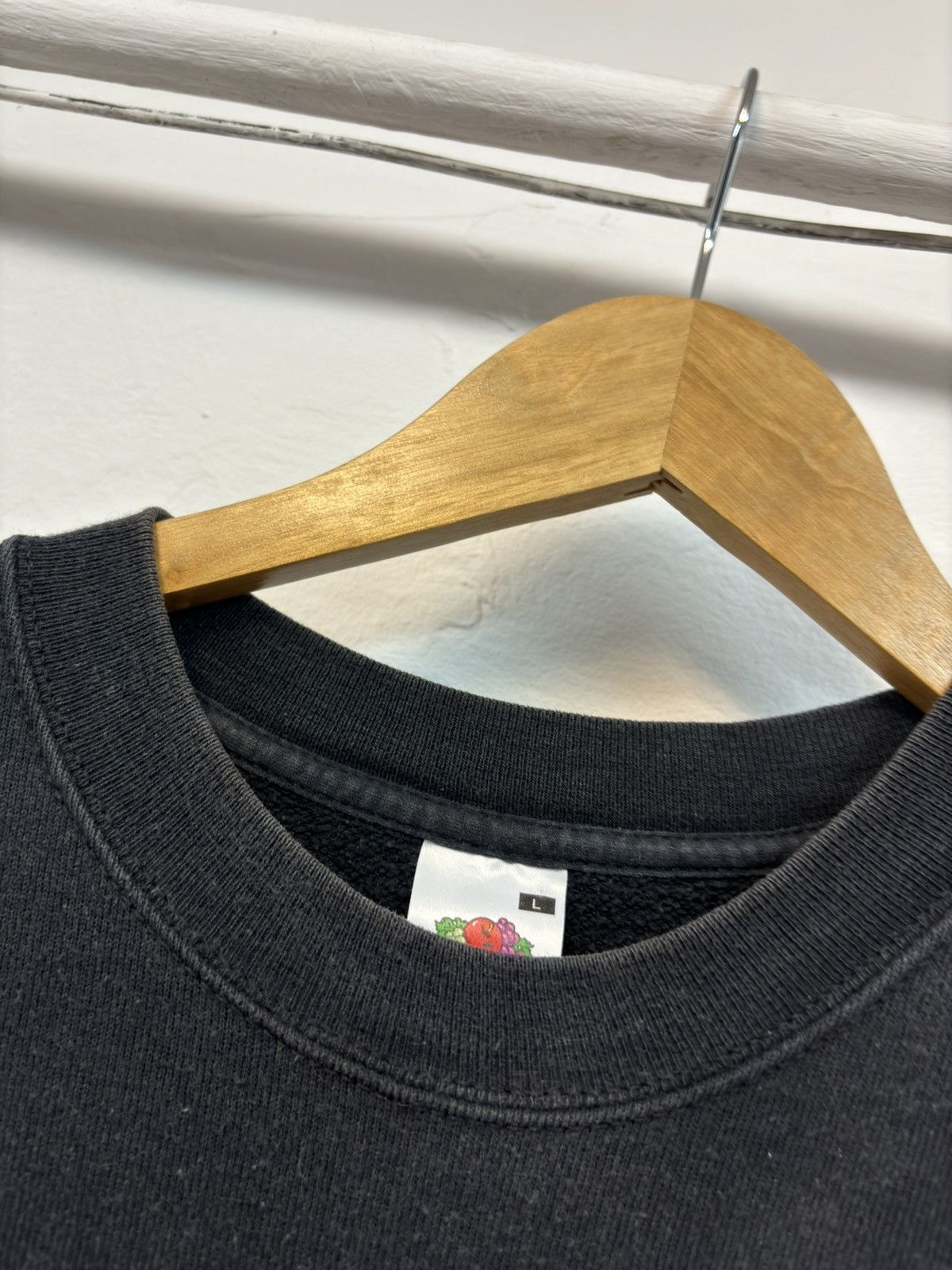 Fruit Of The Loom × Vintage vintage blank fruit the loom hoodie basic washed y2k hype Size US L / EU 52-54 / 3 - 2 Thumbnail