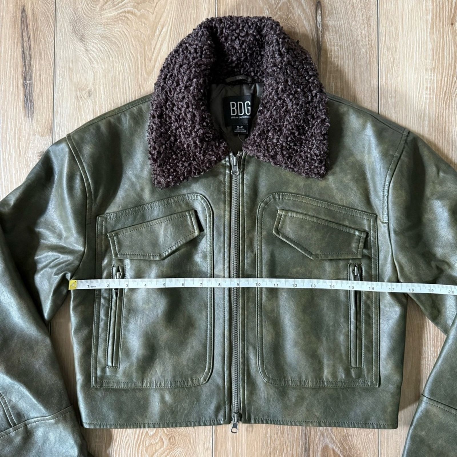 Bdg Urban Outfitters BDG Janine Faux Leather Cropped Jacket S Size S / US 4 / IT 40 - 11 Thumbnail