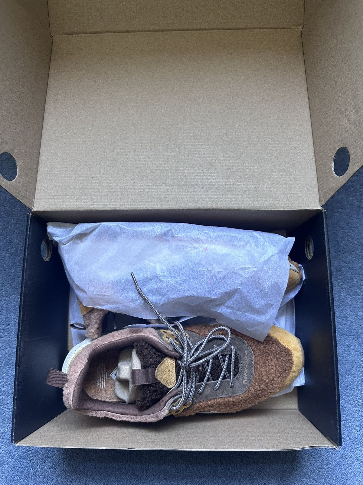Other YMC x Flower Mountain suede / teddy bear sneakers Size US 10.5 / EU 43-44 - 3 Thumbnail