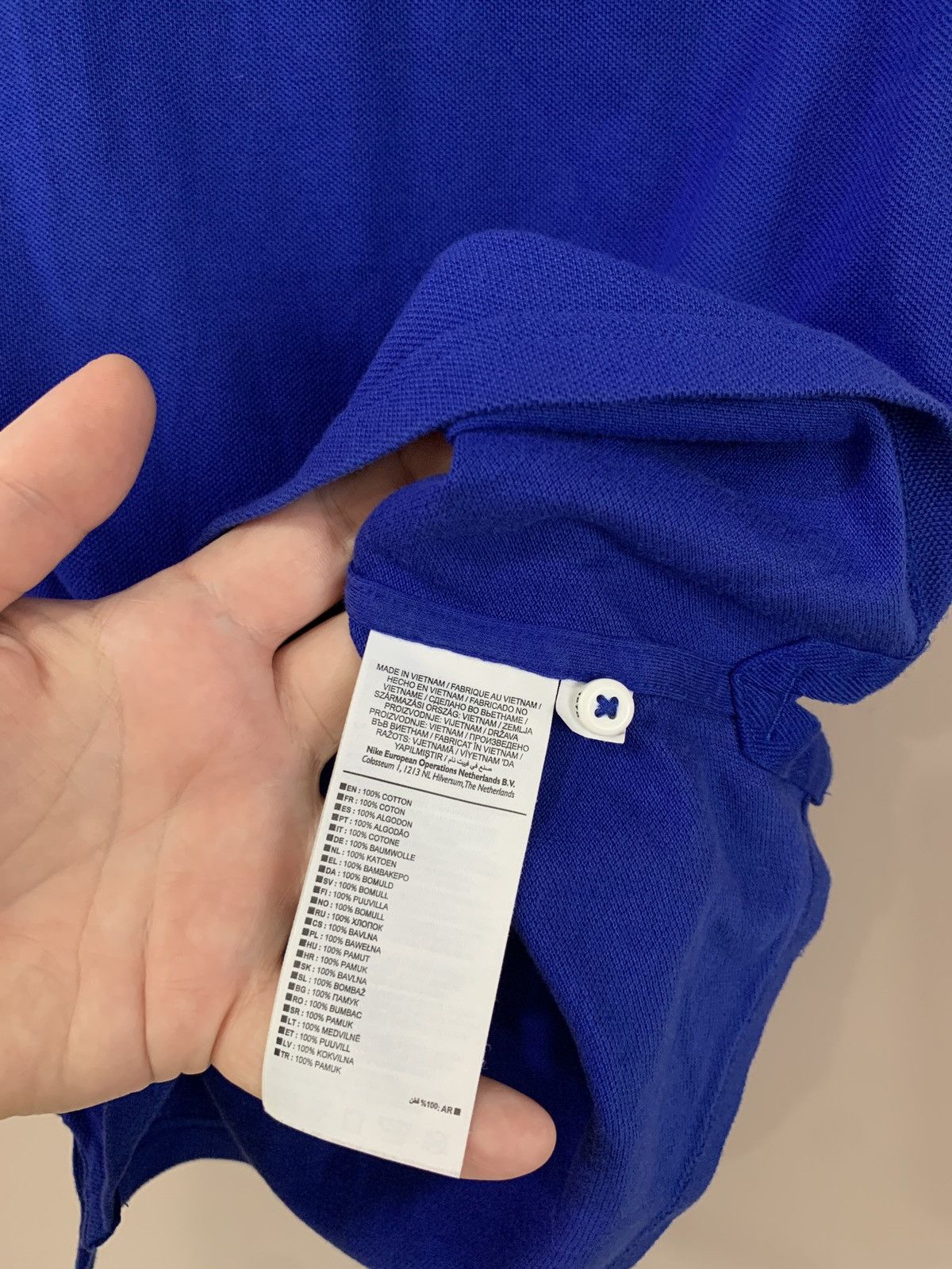 Nike Manchester United Nike blue polo shirt football soccer Size US M / EU 48-50 / 2 - 12 Thumbnail