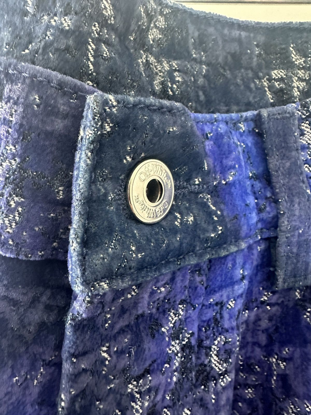 Off-White OFF-WHITE VELVET DENIM JEANS Size US 32 / EU 48 - 7 Thumbnail