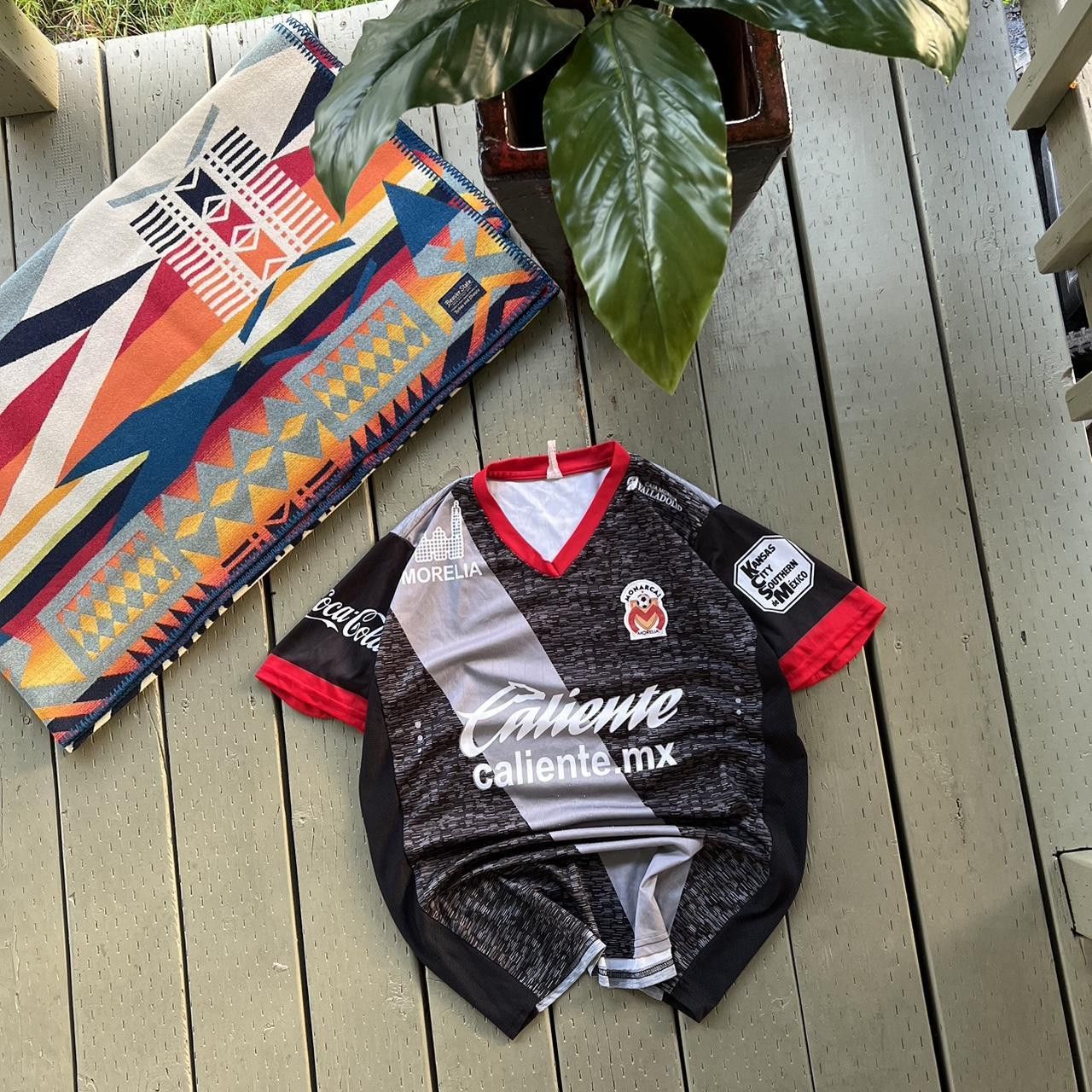 Vintage Morelia Monarcas Soccer Jersey Size US L / EU 52-54 / 3 - 1 Thumbnail