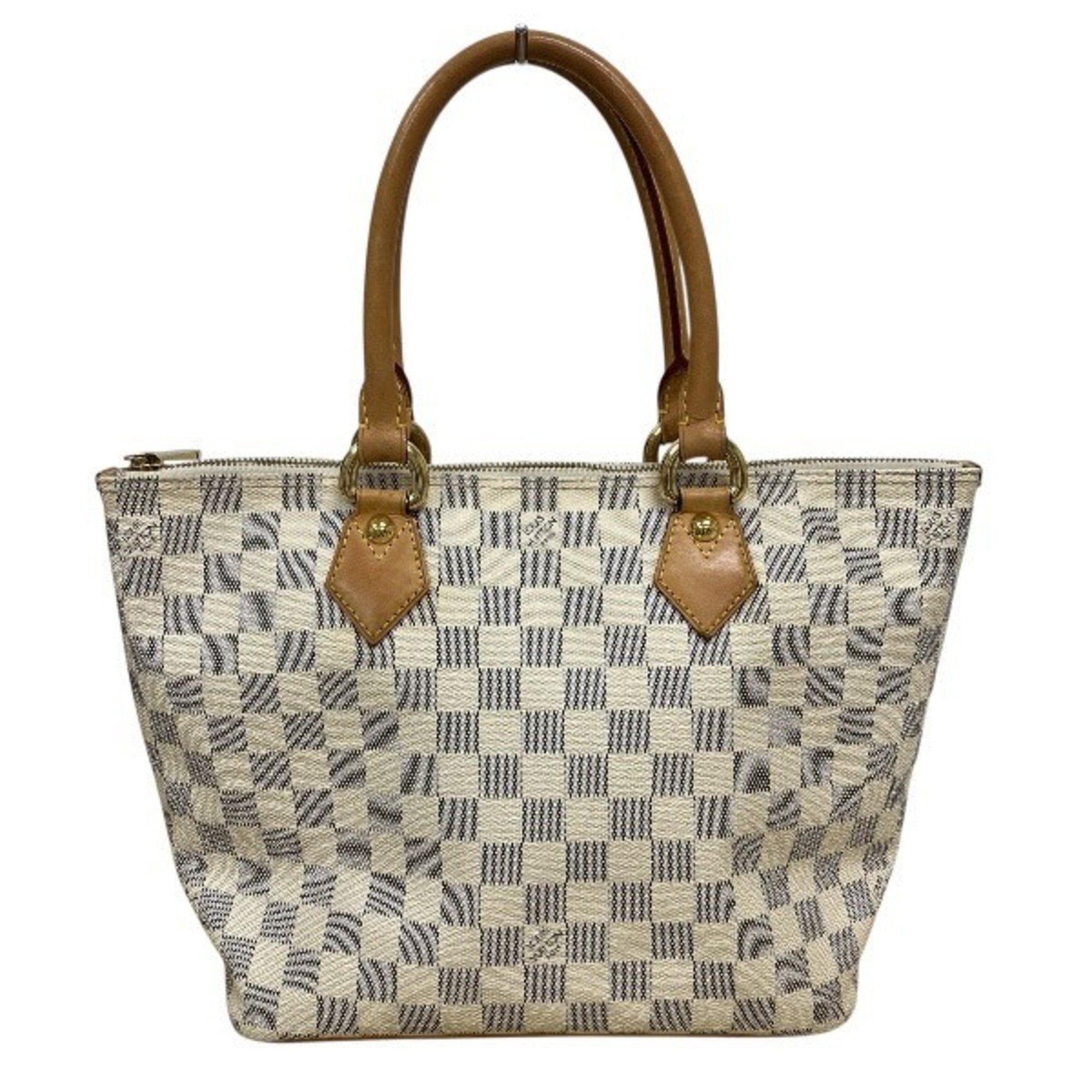 Louis Vuitton Louis Vuitton Damier Azur Saleya PM N51186 Handbag Tote Bag for Women Size ONE SIZE - 1 Thumbnail