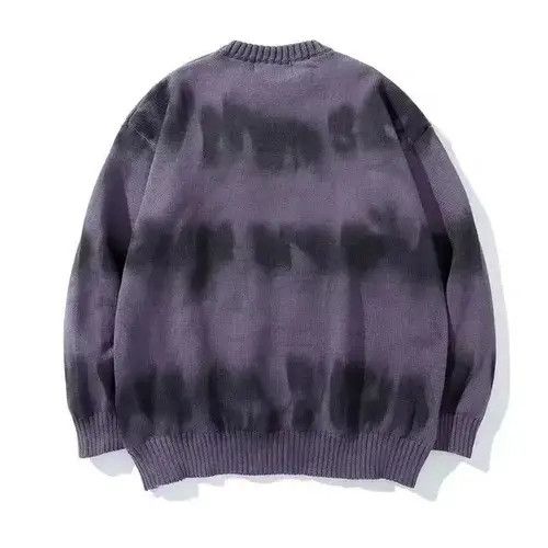 Japanese Brand Waves Colored Graffiti Knit Sweater Size US L / EU 52-54 / 3 - 2 Thumbnail