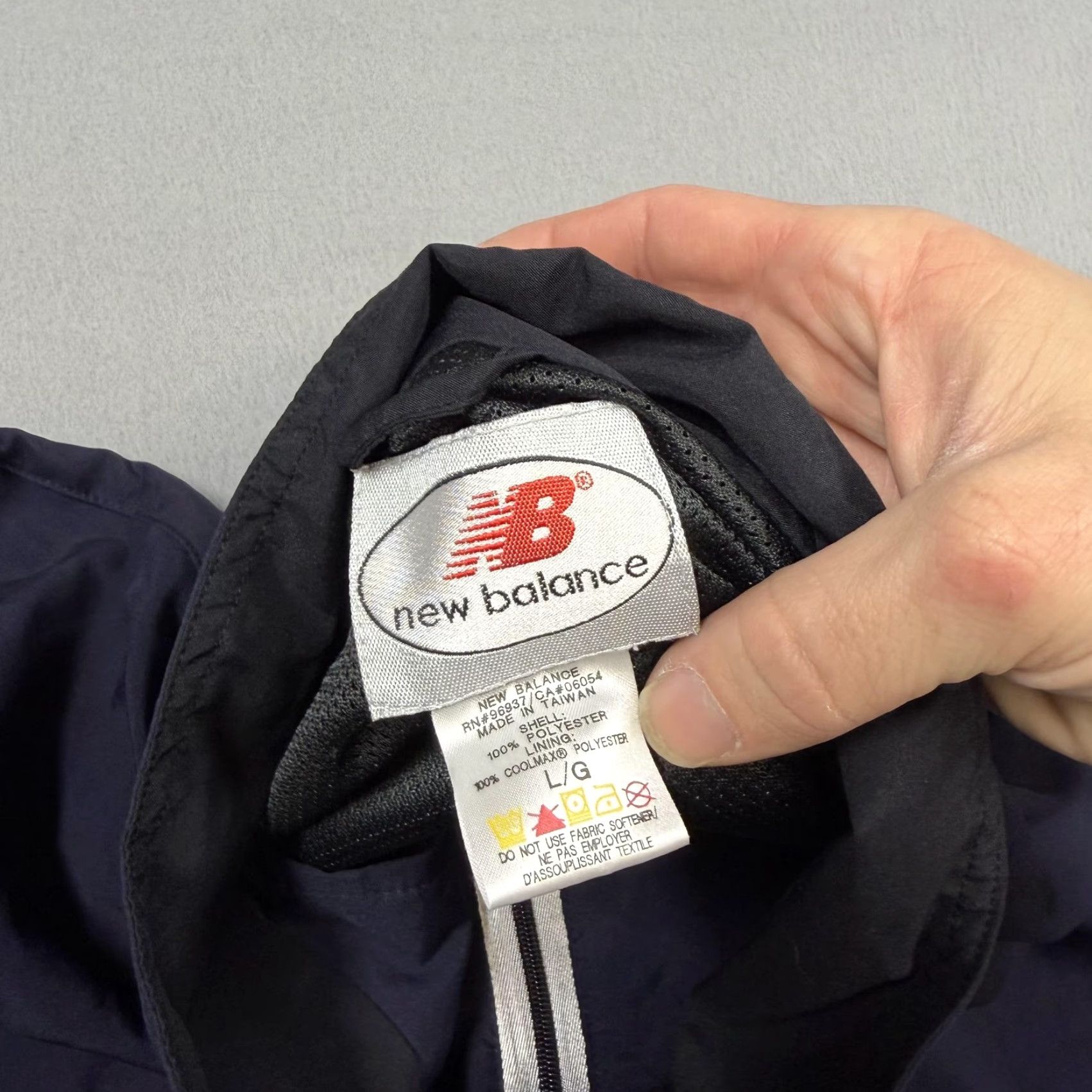 New Balance VINTAGE New Balance Jacket Mens L Blue 1/4 Zip Windbreaker Pockets Alaska Club Logo Size US L / EU 52-54 / 3 - 5 Thumbnail