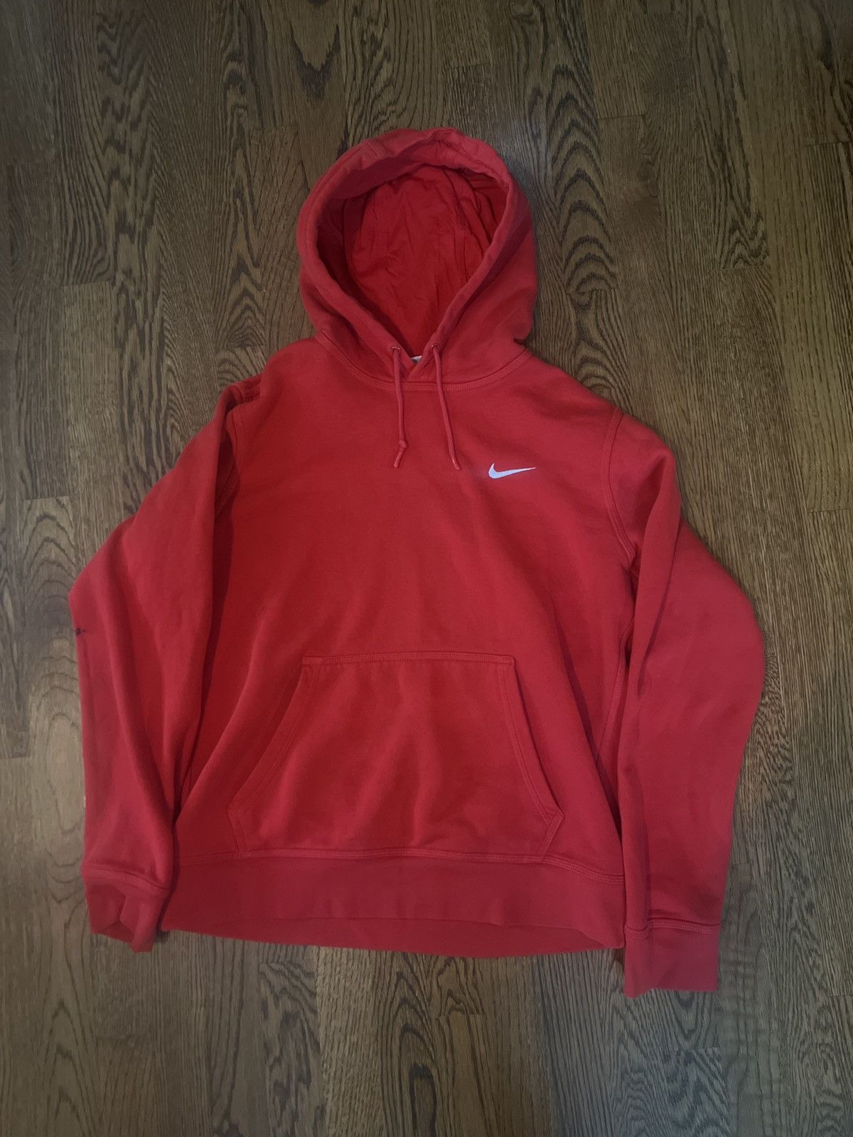 Nike Nike Men's Red and White Hoodie Size US M / EU 48-50 / 2 - 1 Thumbnail