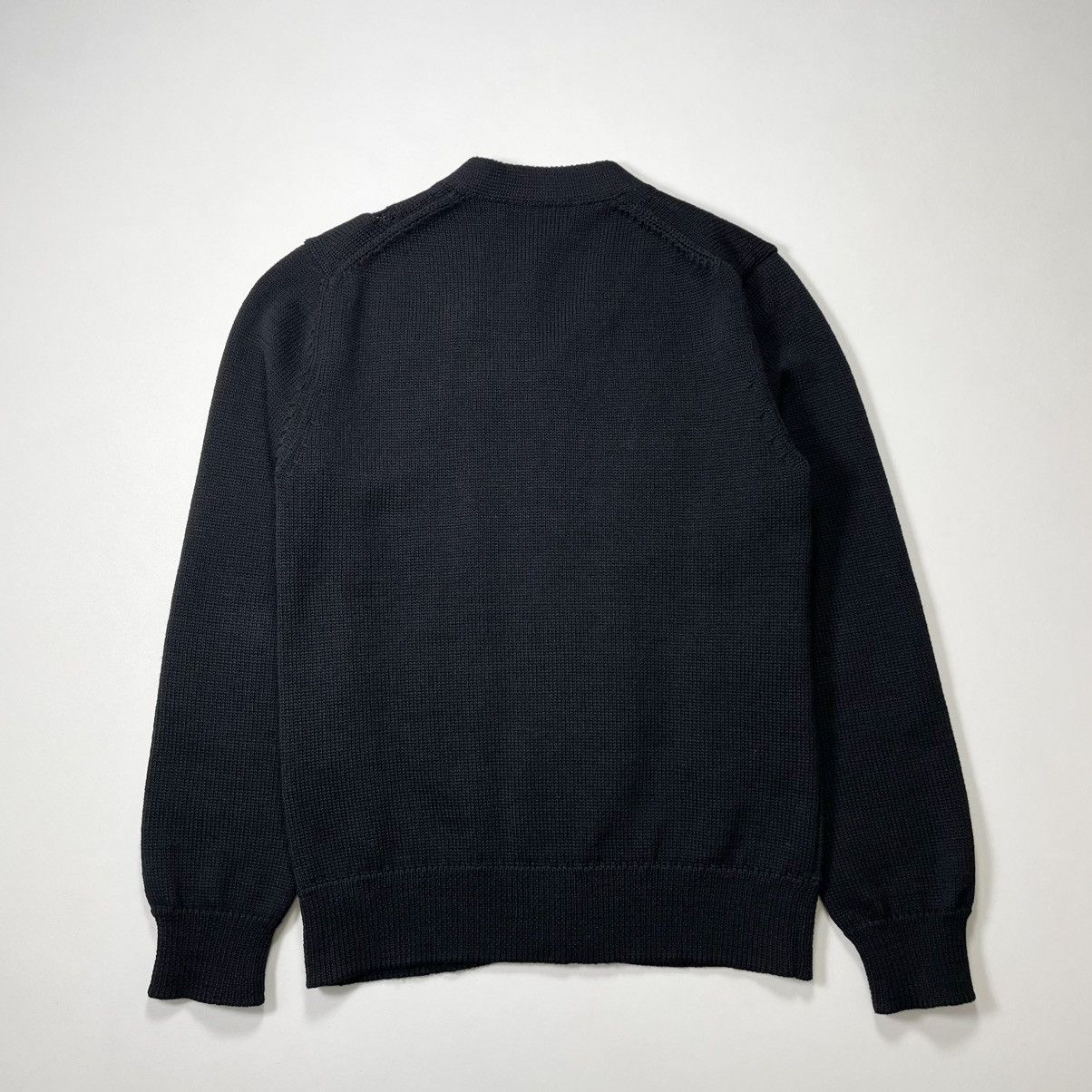 Comme des Garcons Homme Deux A/W 18 ‘Destroyed Detail’ Black Cardigan Size US M / EU 48-50 / 2 - 15 Thumbnail