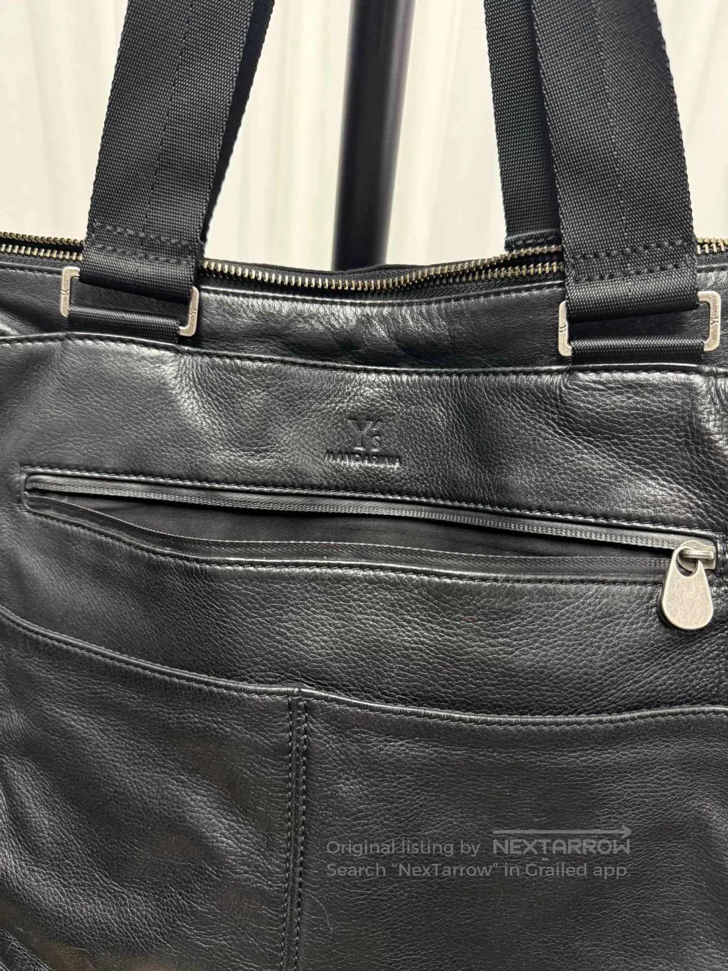 Yohji Yamamoto yohji yamamoto leather tote bag collaboration. Size ONE SIZE - 6 Thumbnail