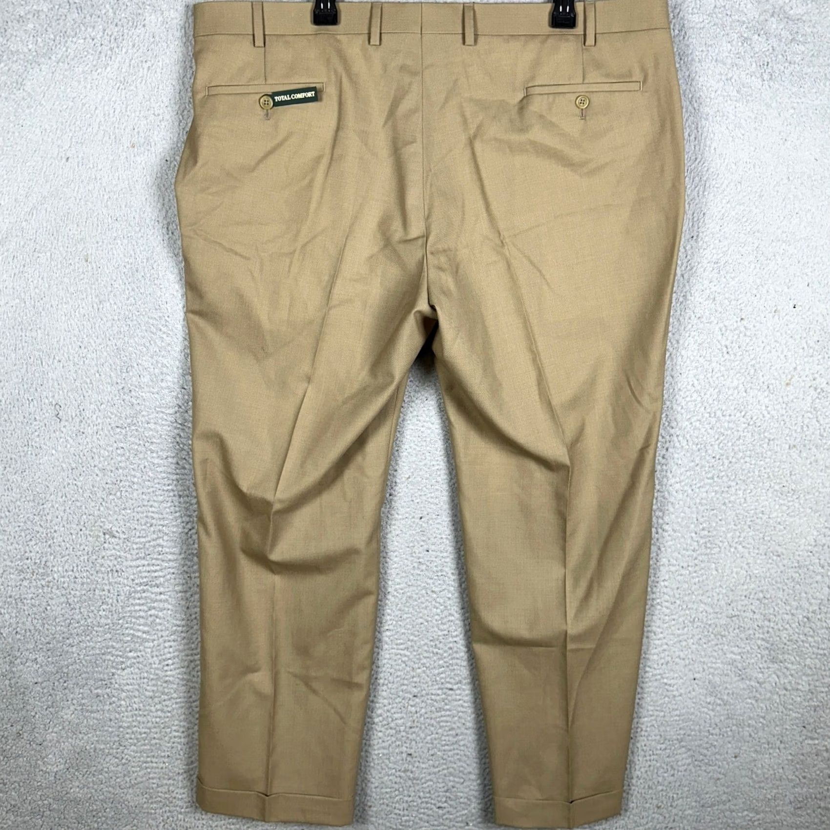 Ralph Lauren Lauren Ralph Lauren Total Comfort Pants Wool 42x30 Tan Dress Pants Pleated Classic Mens Business Formal Wardrobe Bottoms Size US 42 / EU 58 - 3 Thumbnail